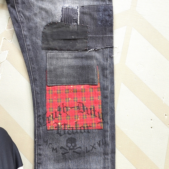 Never Worn Ralph Lauren Patchwork Denim! 30×30 true to size! Authentic - Picture 3 of 16